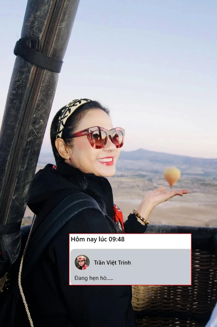 Diễn viên Việt Trinh công khai trạng thái 