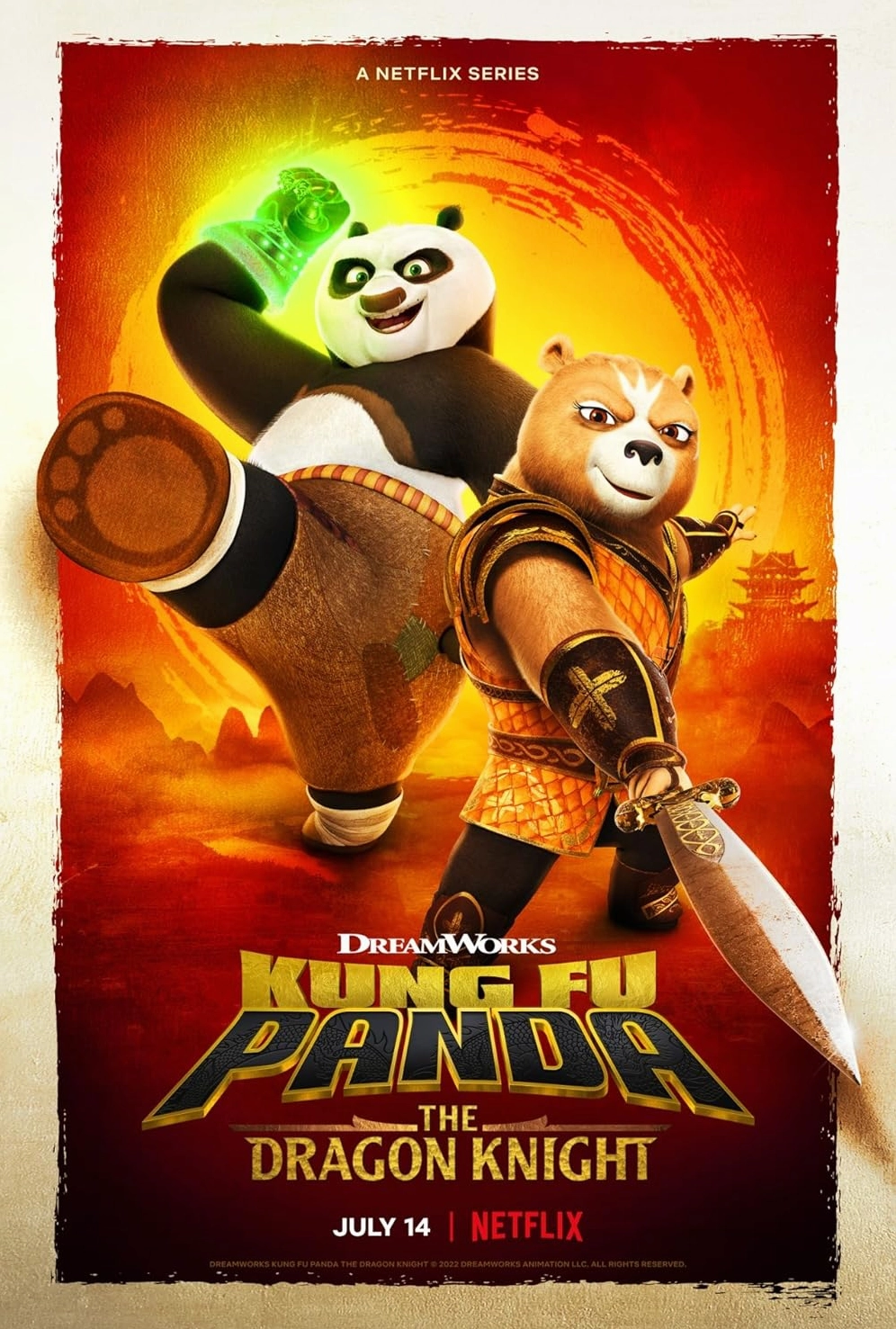 Jack Black lồng tiếng cho nhân vật Po trong Kung Fu Panda: Hiệp sĩ rồng