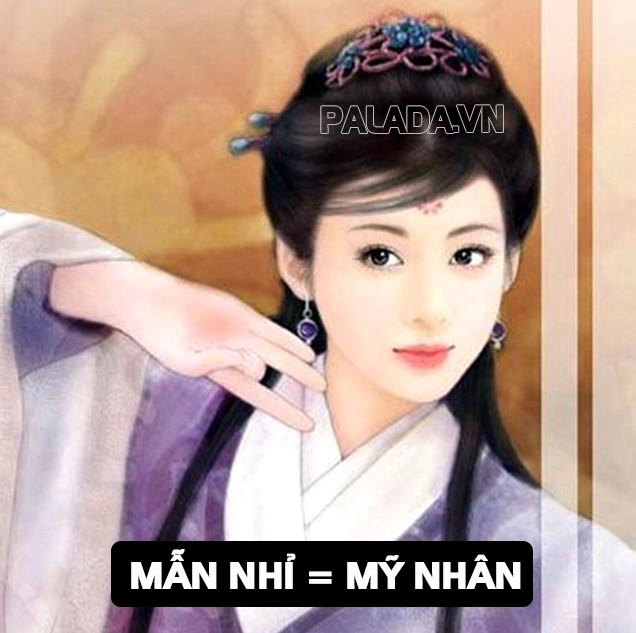 Mẫn nhi đọc ngược lại là mỹ nhân