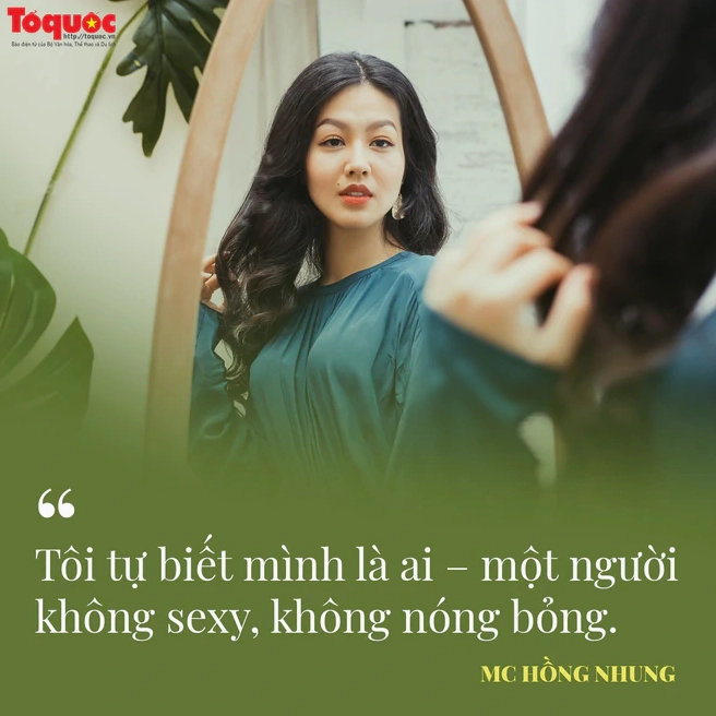 MC Hồng Nhung trong một sự kiện.
