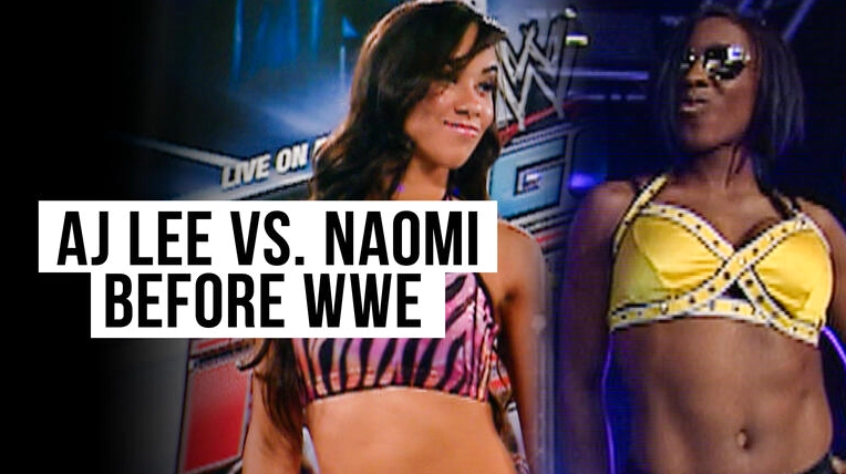 Naomi ăn mừng chiến thắng WWE