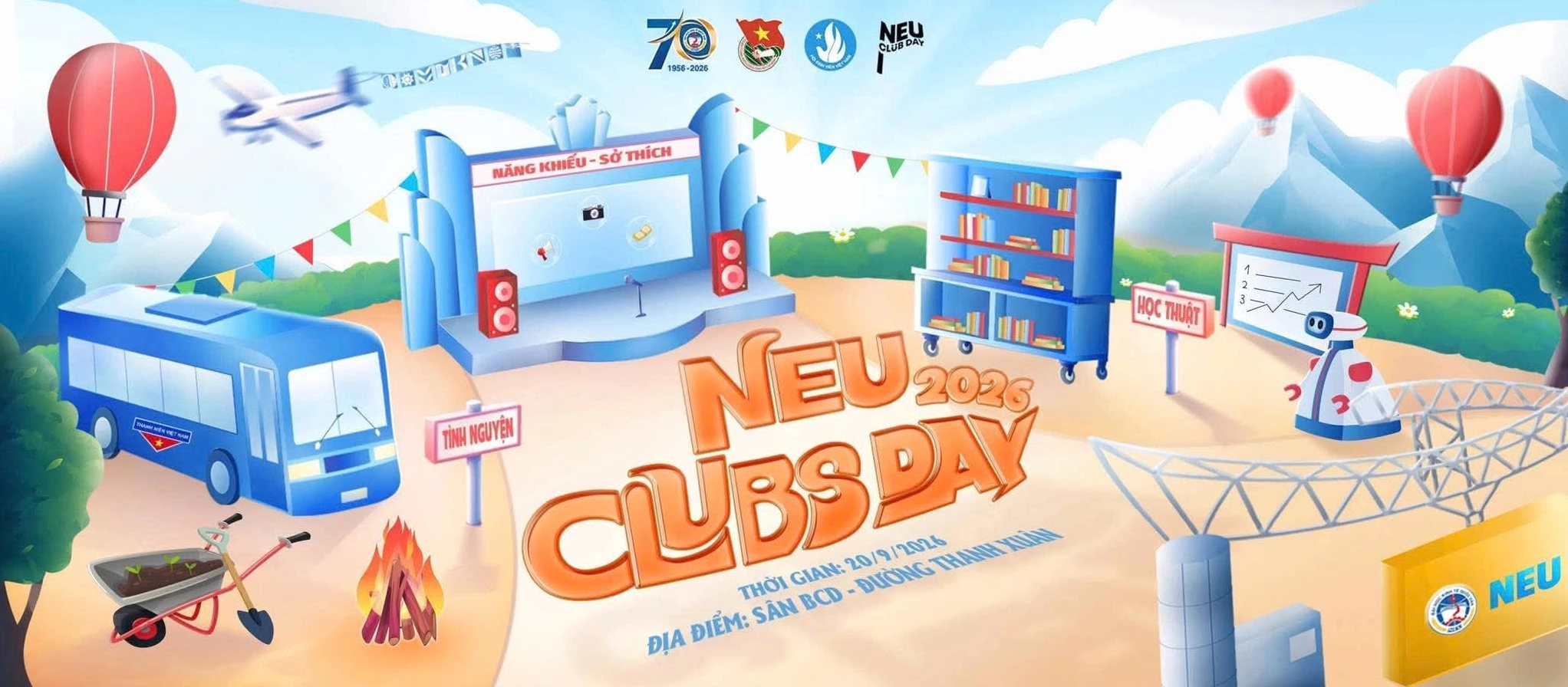 NEU CLUB DAY 2026: HỘI TỤ SẮC TRẺ - KHỞI ĐẦU HÀNH TRÌNH MỚI