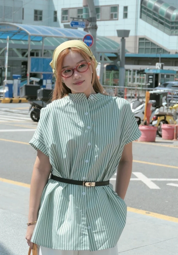 Nụ cười rạng rỡ của diễn viên Hoàng Yến.