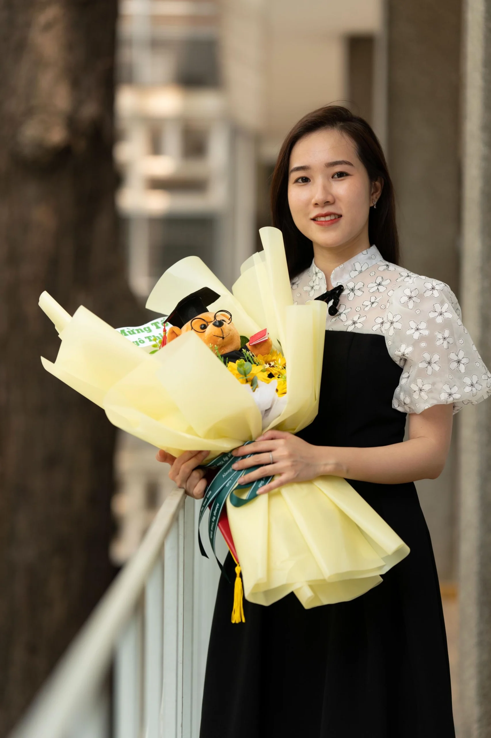 Thạc sĩ Ngô Thị Mỹ Duyên trong môi trường học thuật