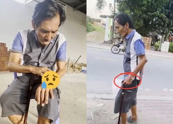Thương Tín chống gậy đi làm thuê, bị đàn em 'đuổi' về quê, ngày càng tiều tụy?