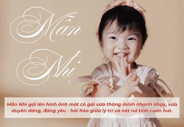 Ý nghĩa tên Mẫn Nhi
