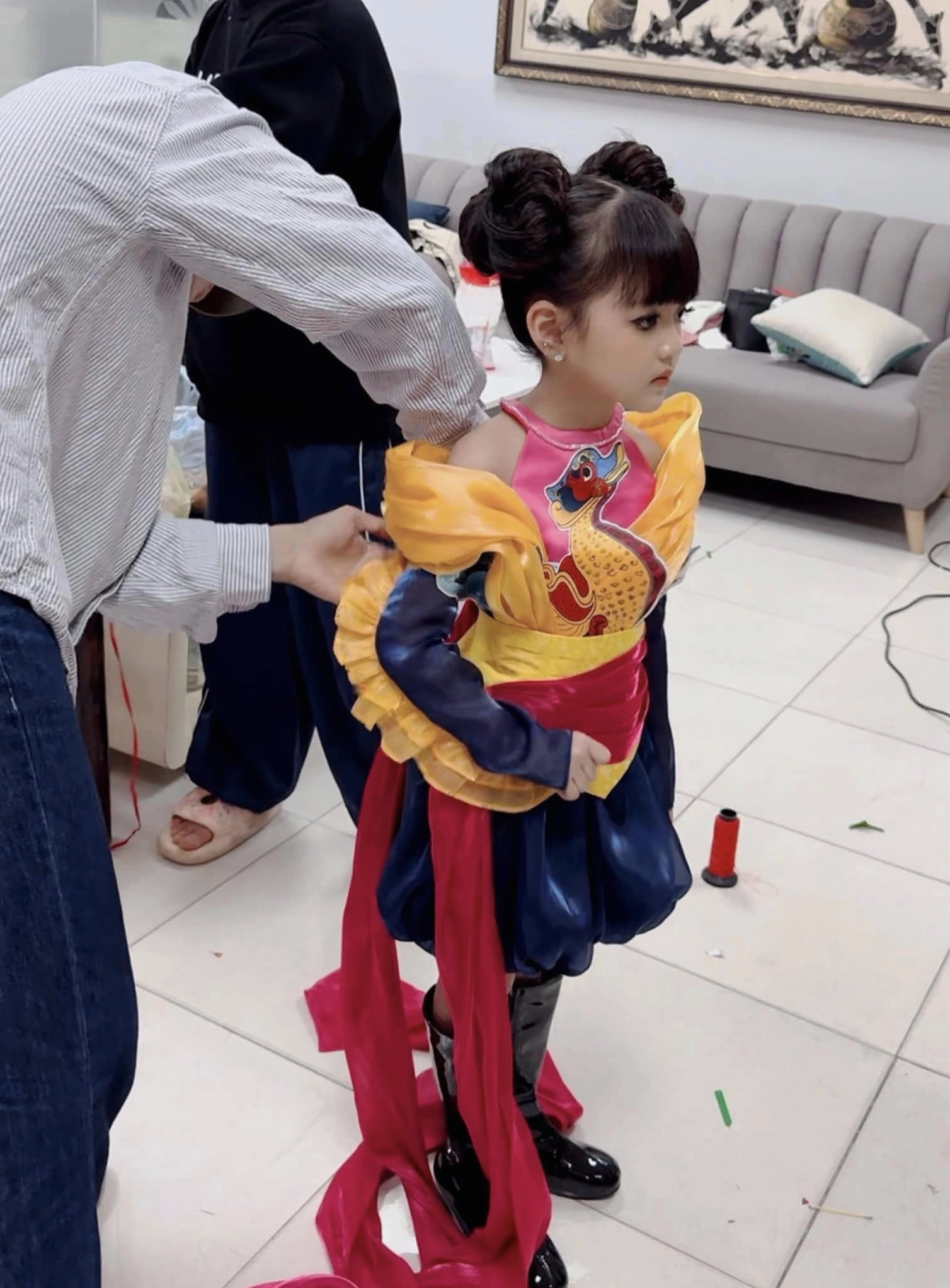 Cherry An Nhiên trên sàn diễn