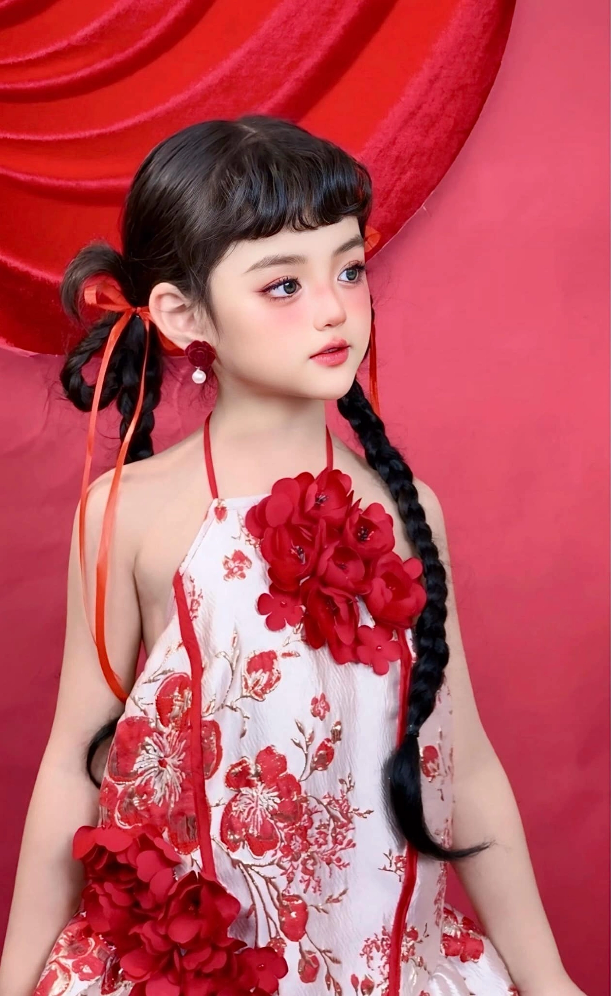 Cherry An Nhiên trong một buổi chụp hình