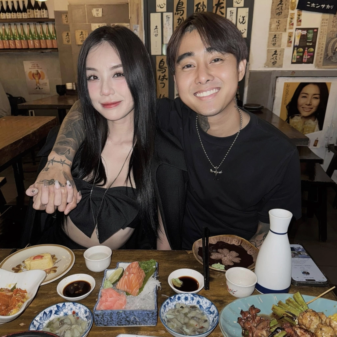 Cindy Lư và bạn trai mới Dat G
