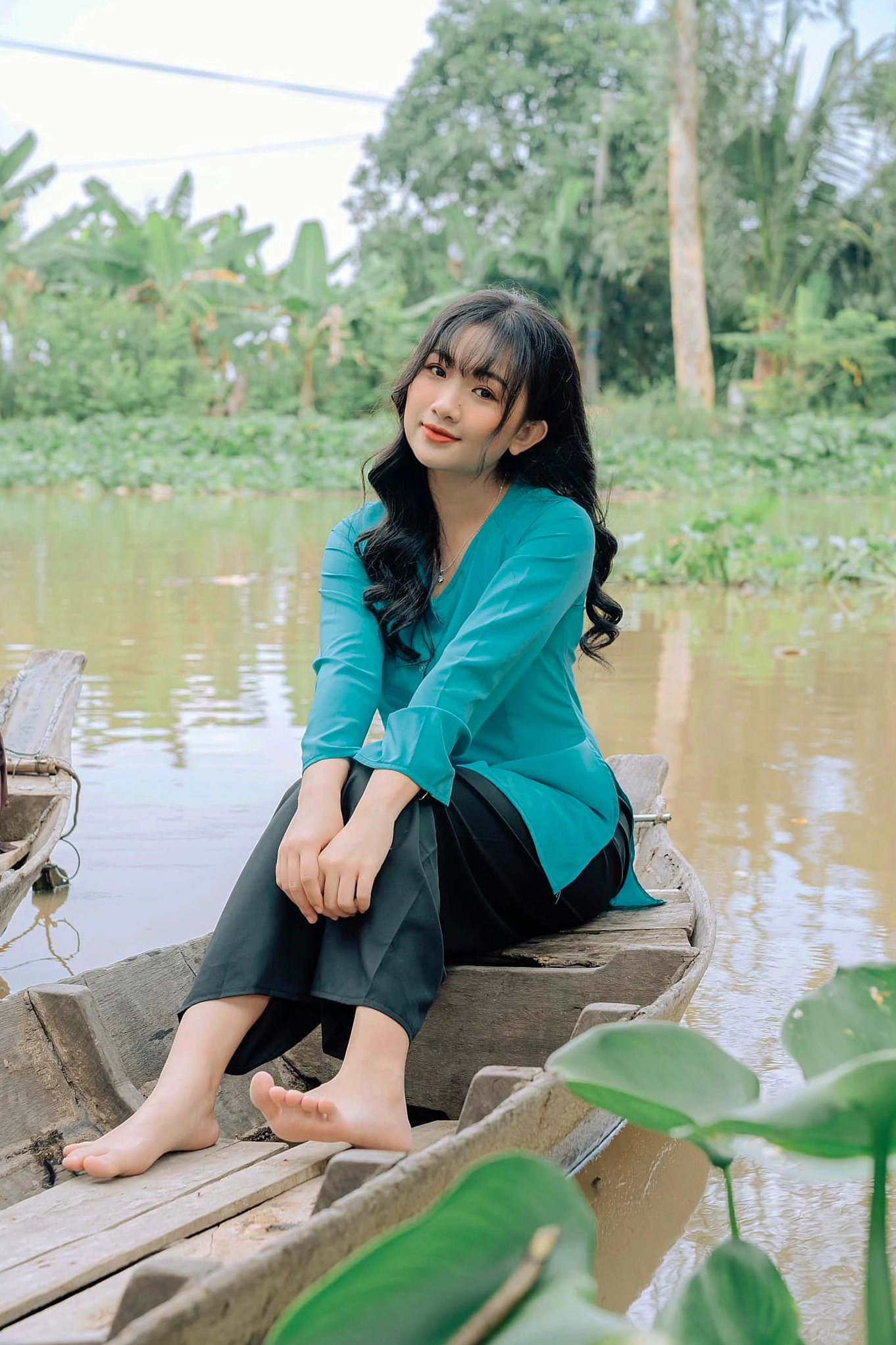 Diệu Kiên trên sân khấu biểu diễn