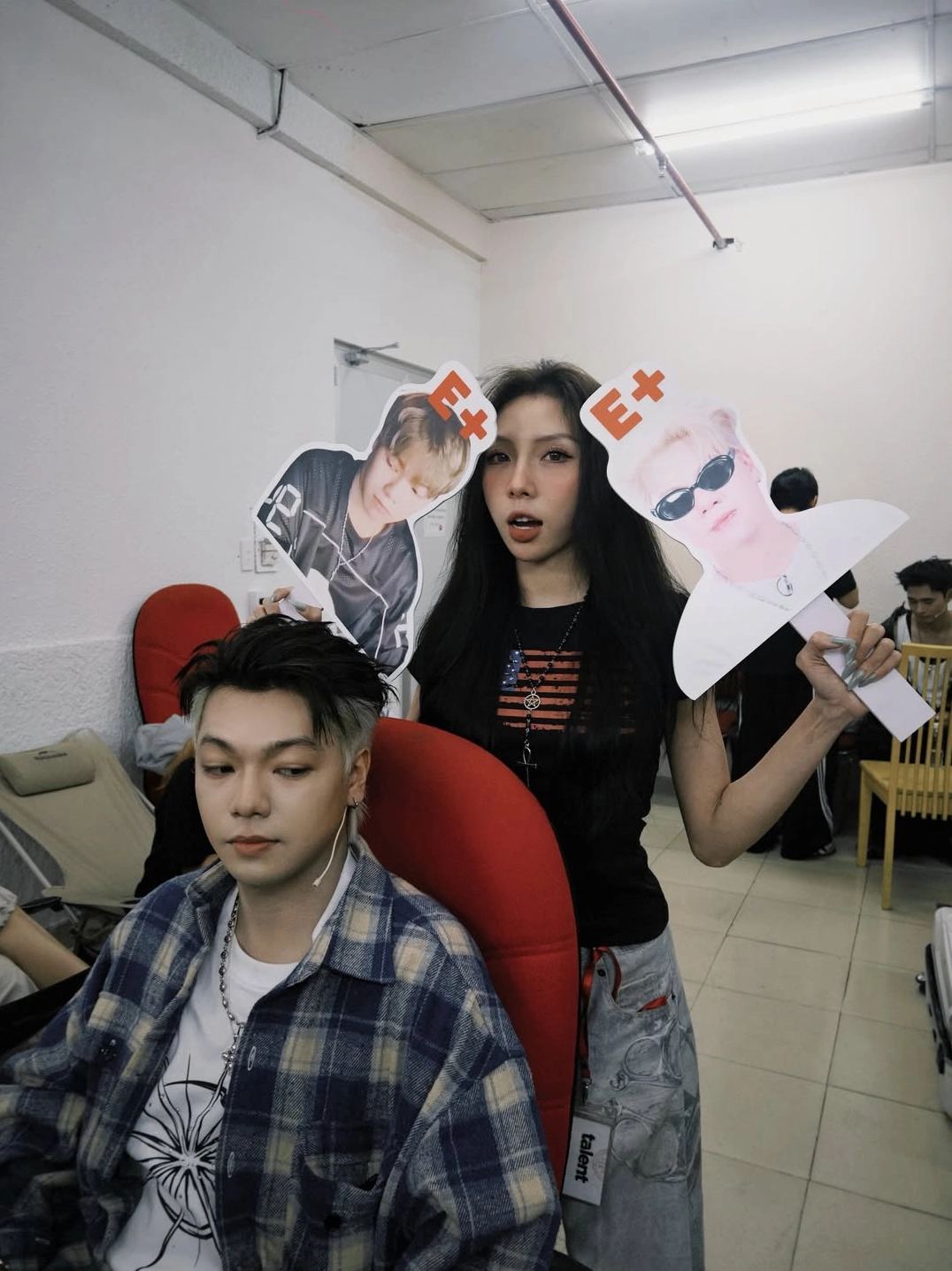 Hình ảnh rapper Gill tại một sự kiện âm nhạc